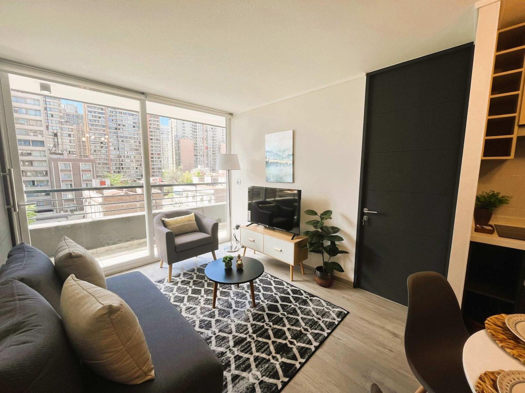 Apartamento Hom Centrico Y Moderno Depto 2d2b 3pax