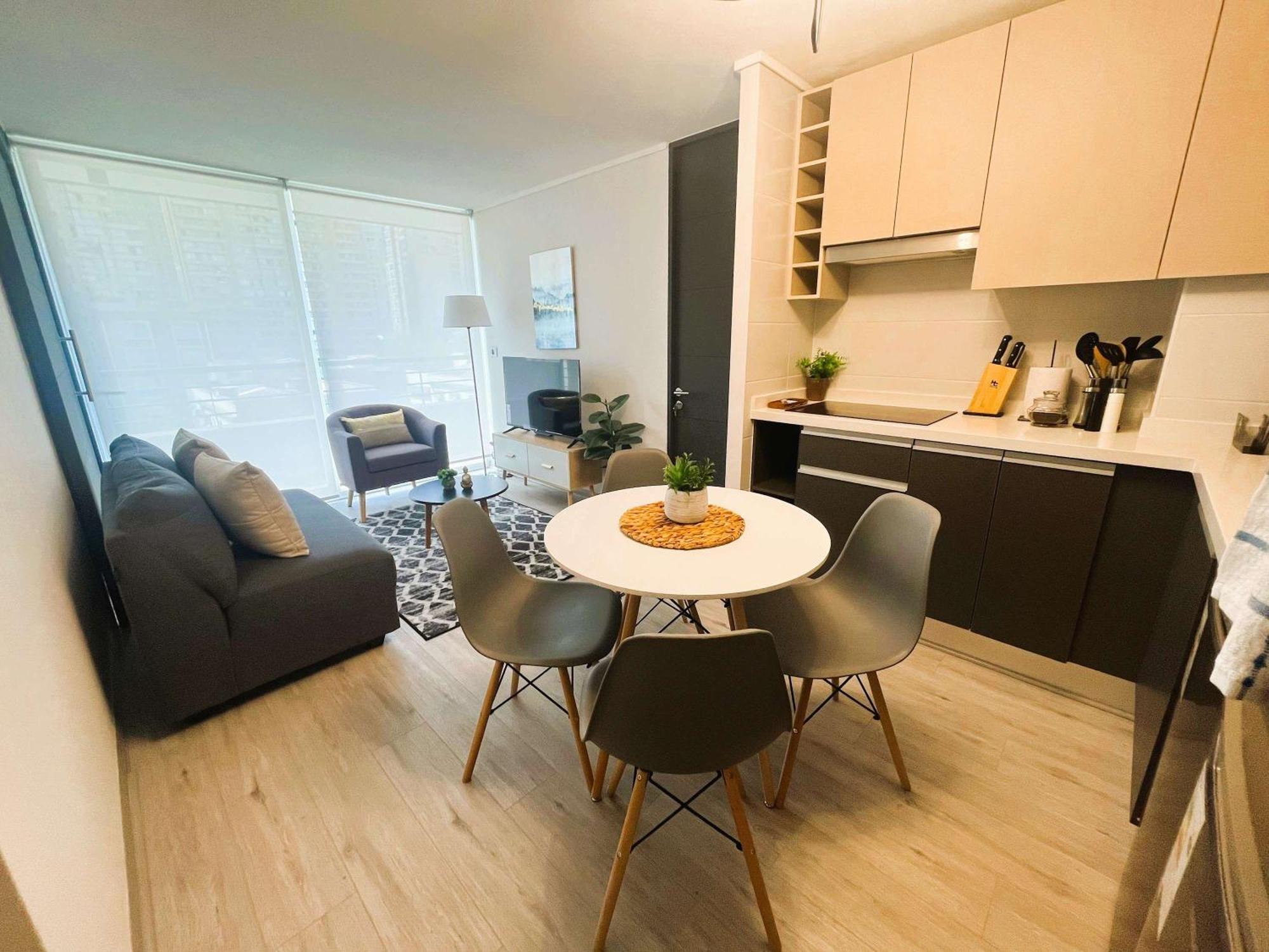 Hom Centrico Y Moderno Depto 2d2b 3pax Apartamento Santiago