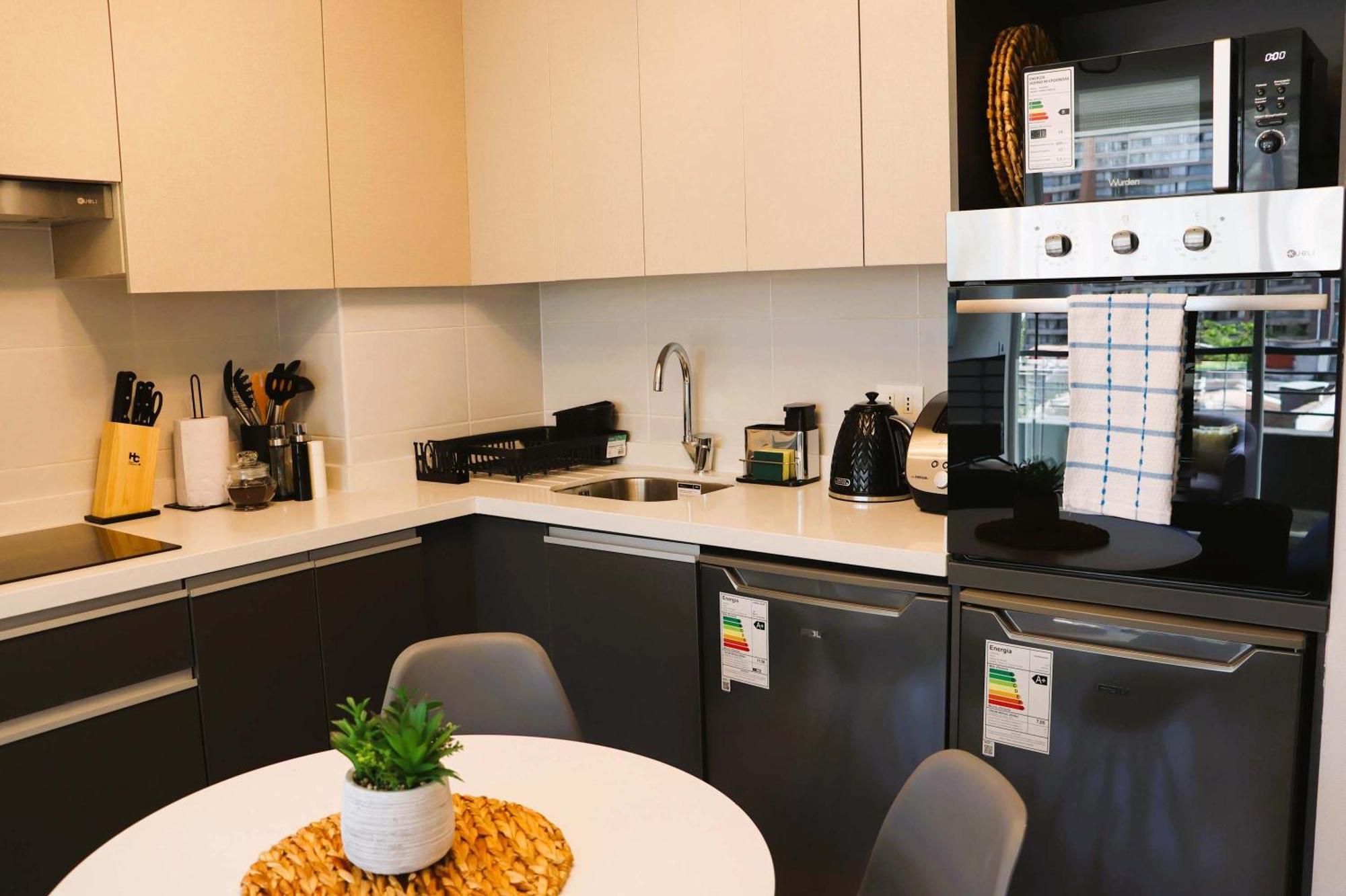 Apartamento Hom Centrico Y Moderno Depto 2d2b 3pax Santiago